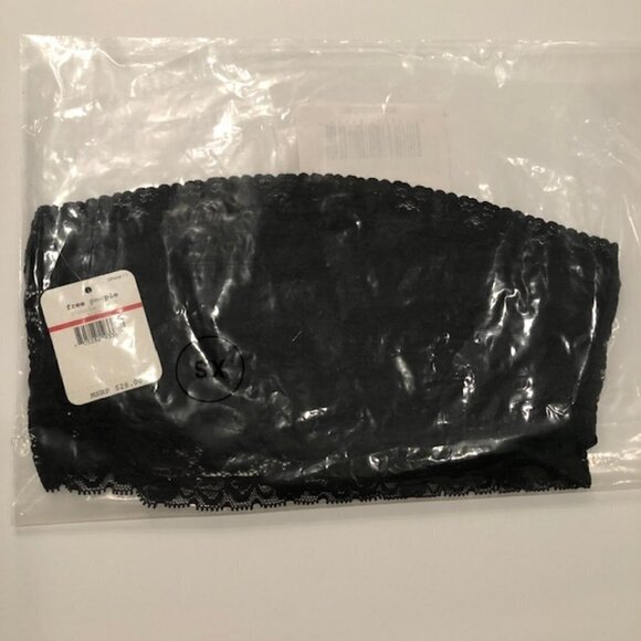 Free People Black Scalloped Lace Bandeau - Picture 11 of 12